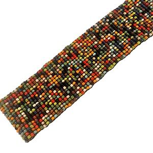 Bohemian western sead bead stretch belt 2 1/2” wide / width M-L